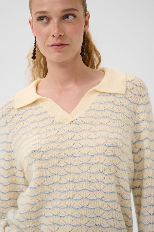 AMERA Pullover Whitecap/Blue
