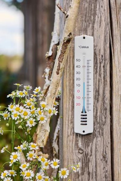 Hovedbilde TERMOMETER Emalje Hvit