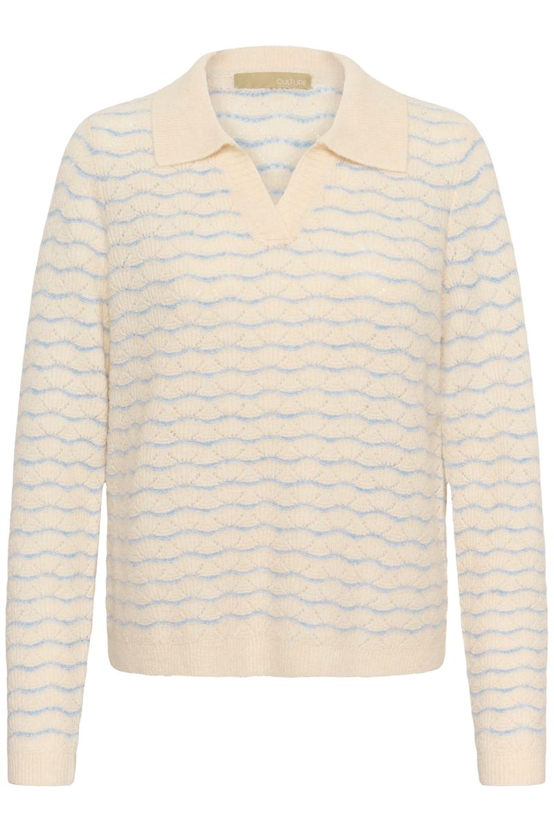 AMERA Pullover Whitecap/Blue
