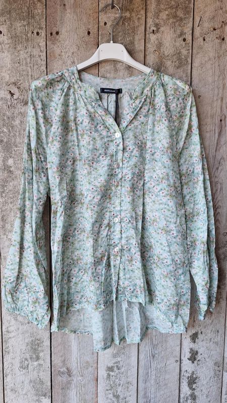 CECILIE Bluse Flowermix Green