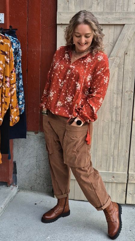 POPPY Bluse Rust