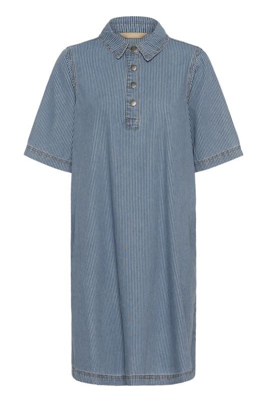 AYNA Kjole Blue/White Stripe