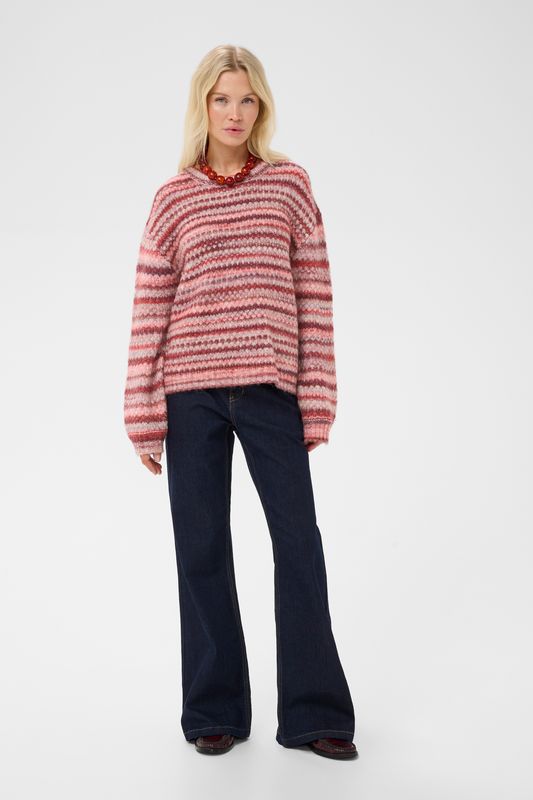 HAZEL Pullover Multi Red