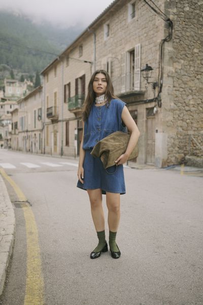 Hovedbilde NUA Arpa Skirt Dark Blue Wash