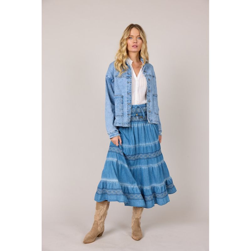 DENIM Jakke Used Blue