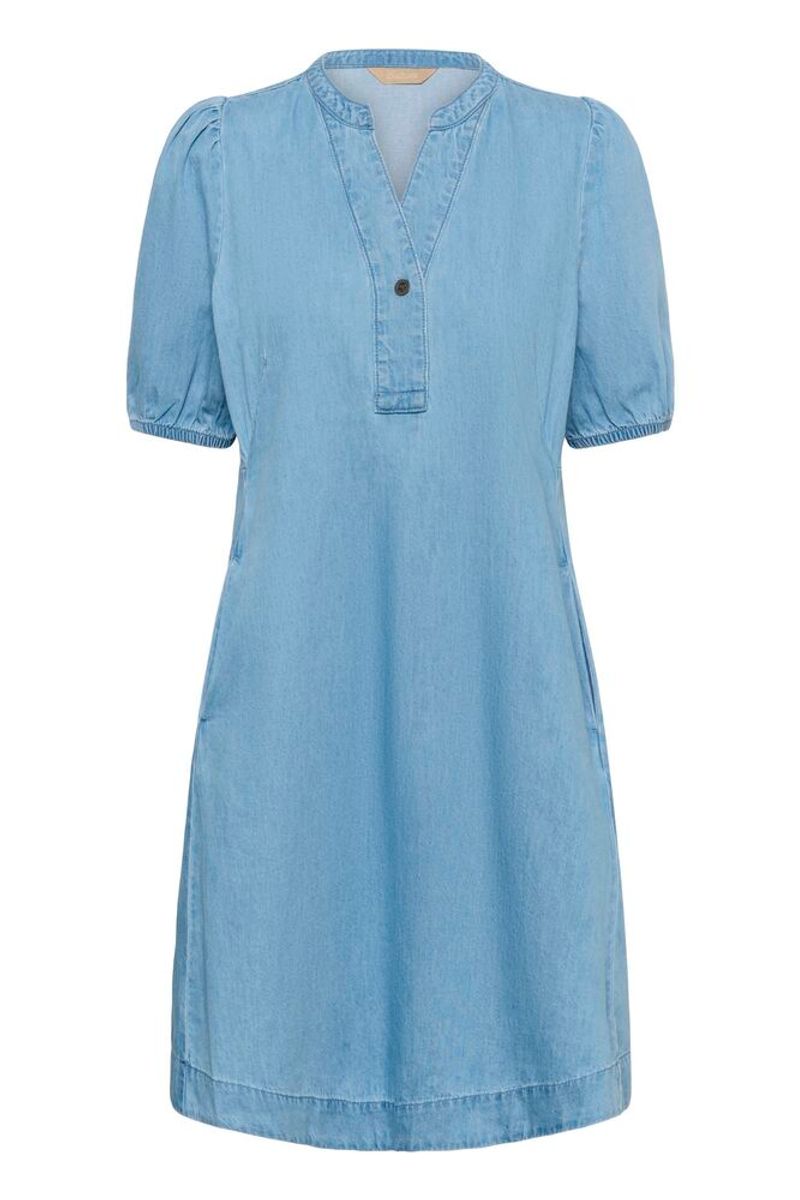 BERTELINE Arpa Kjole Light Blue Wash