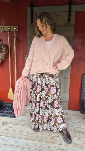 Hovedbilde PRINCESS Langt Skjørt Marone