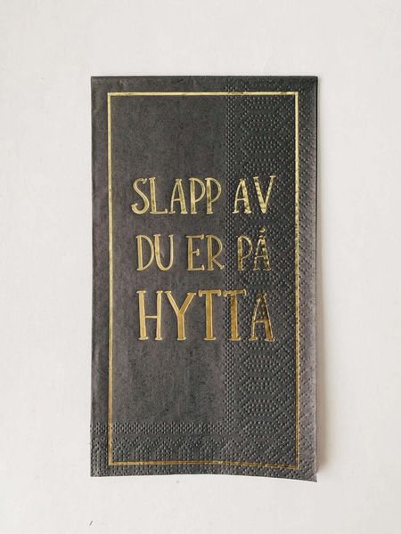 Hovedbilde SERVIETT Slapp Av Du Er På ...