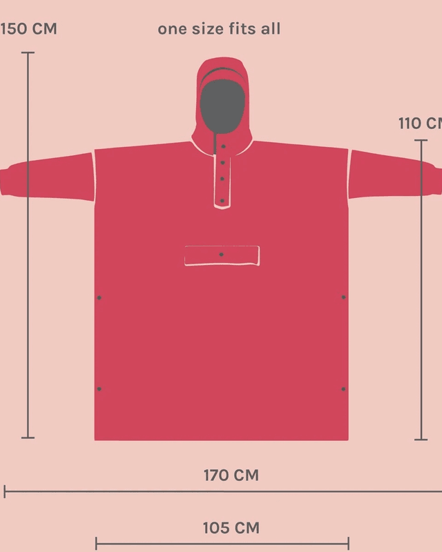 RAINKISS Storm Camo Regnponcho