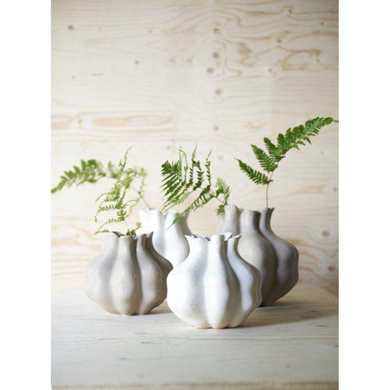 VASE Violet Hvit