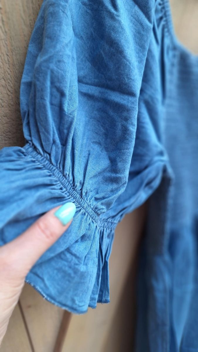 SMOCK Lang Kjole Tencel