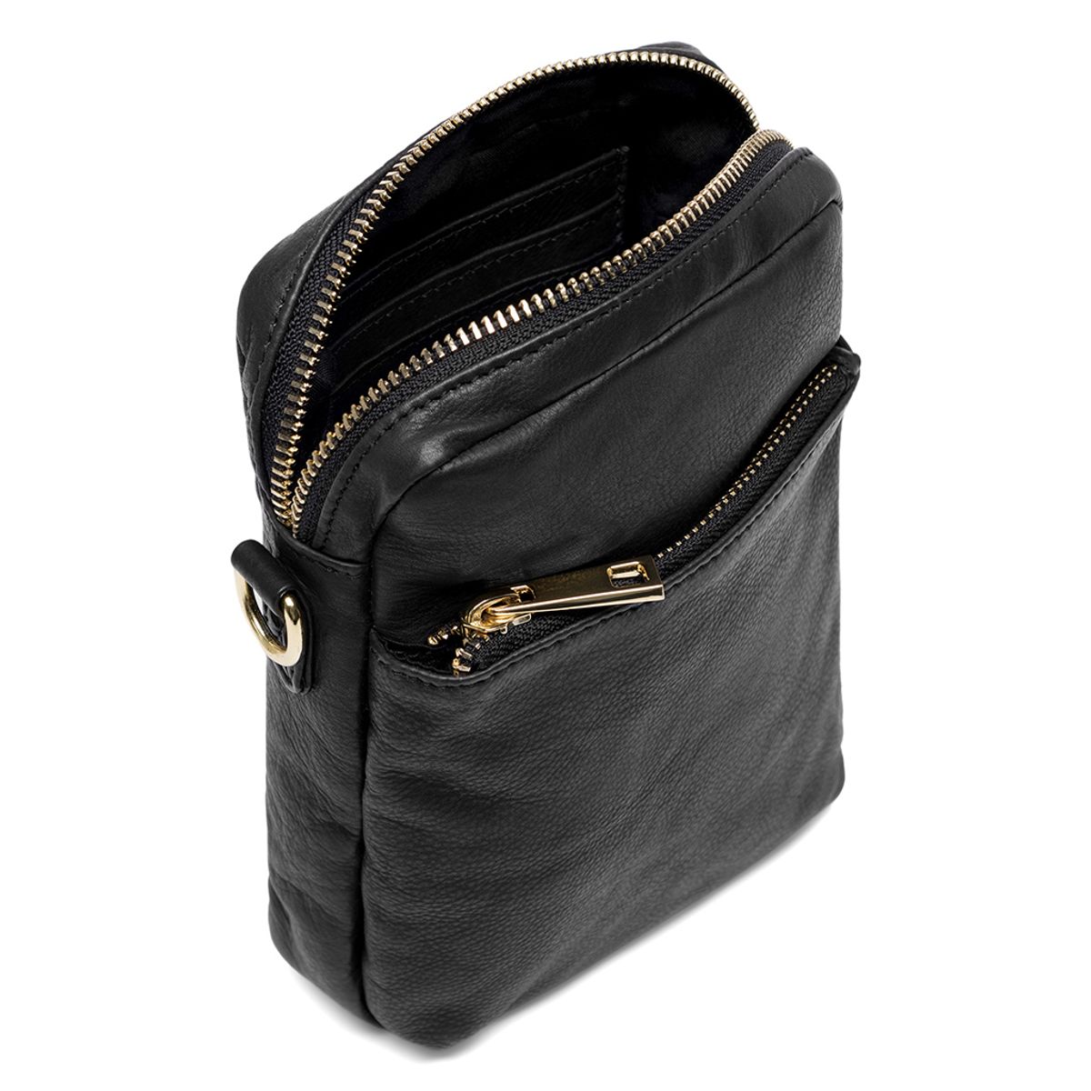 MOBILBAG Skinn Sort 1