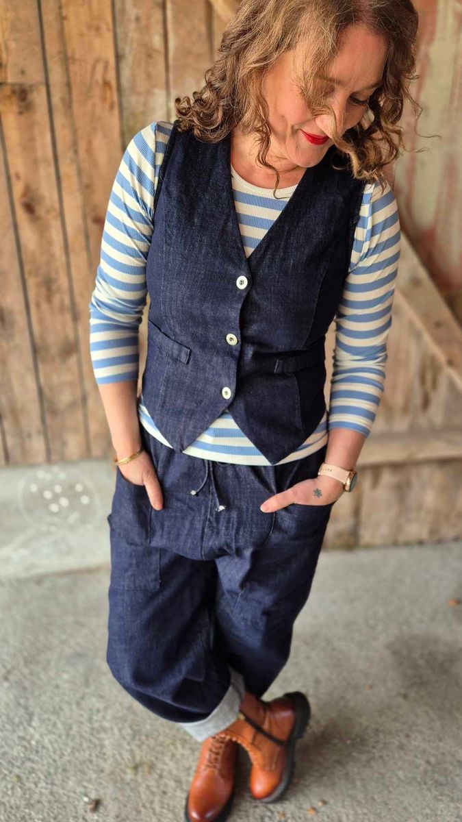 RAW Vest Dark Blue