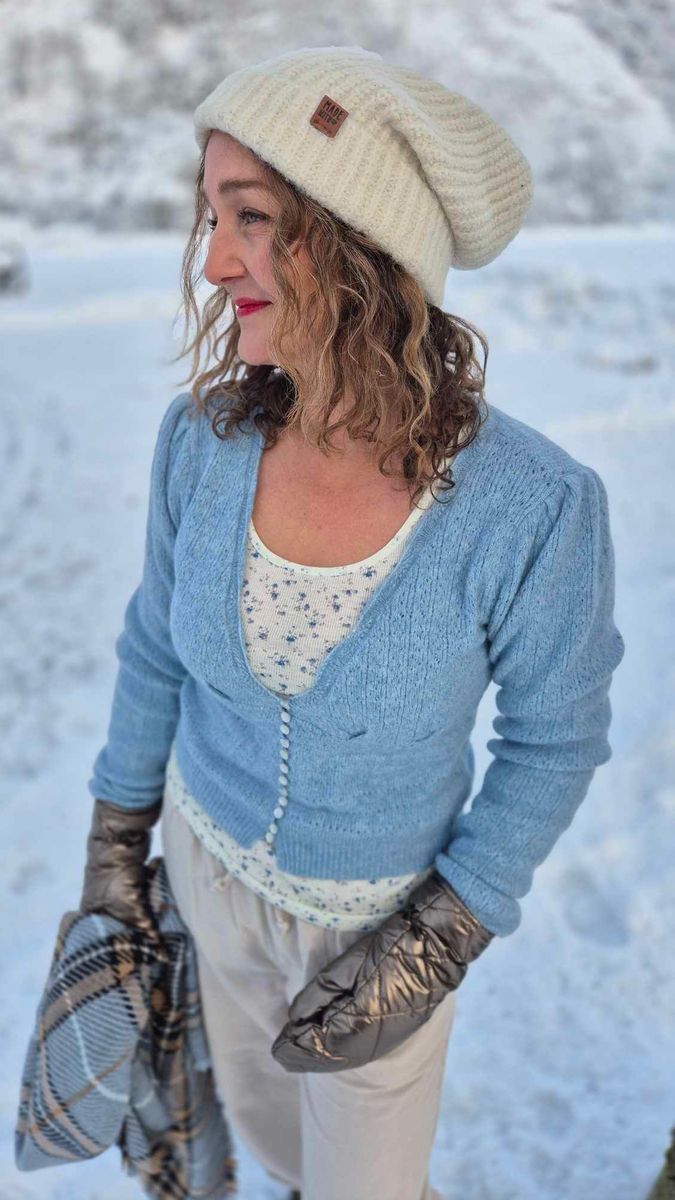 JULIETTA Cardigan Cashmere Blue Melange