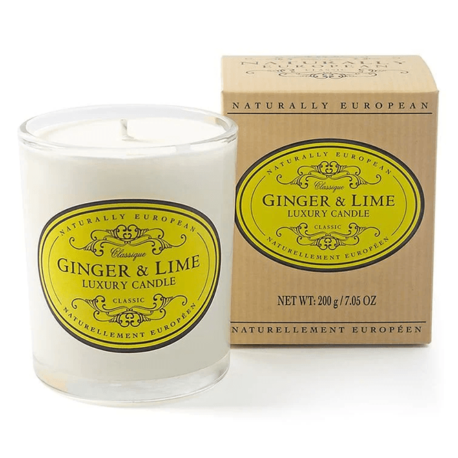 Hovedbilde NATURAL European Duftlys Ingefær/Lime  