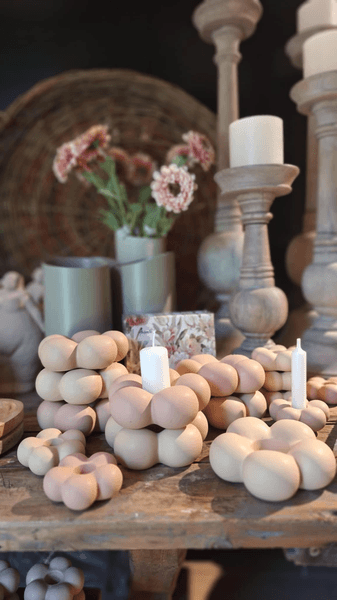 Hovedbilde FLOWER Lysestake Kronelys 