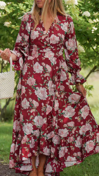 Hovedbilde SYRIN Lang Omslagskjole ...