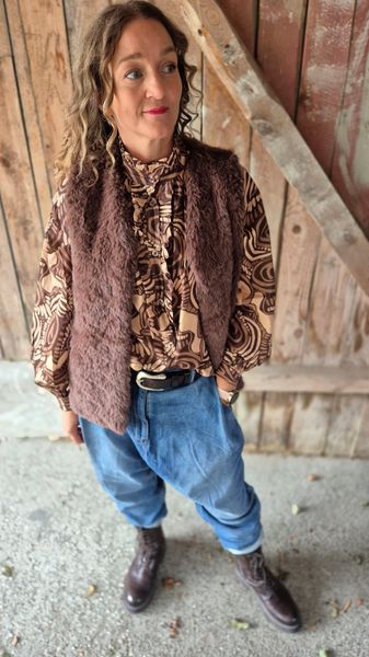 Hovedbilde KRETE Bluse Brun