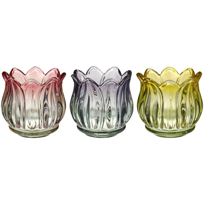 TULIPAN T-Lysestake i Glass 