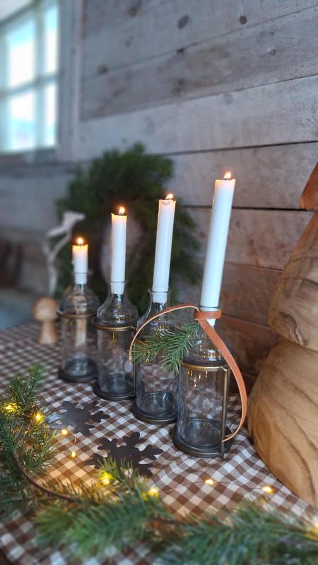 4 FLASKER i Stativ 