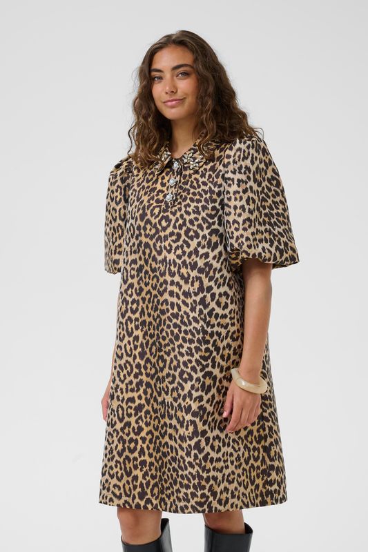 CAROL Muxi Kjole Leopard