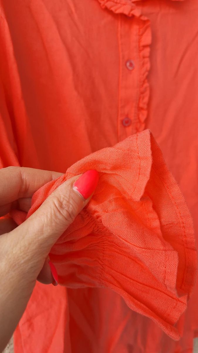 TINA Linskjorte Corall