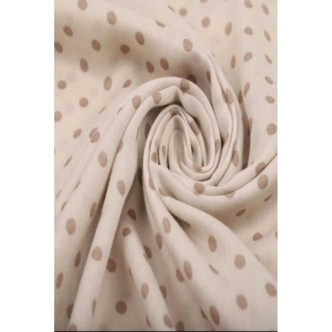 Hovedbilde SKJERF 27 Dot Print Beige