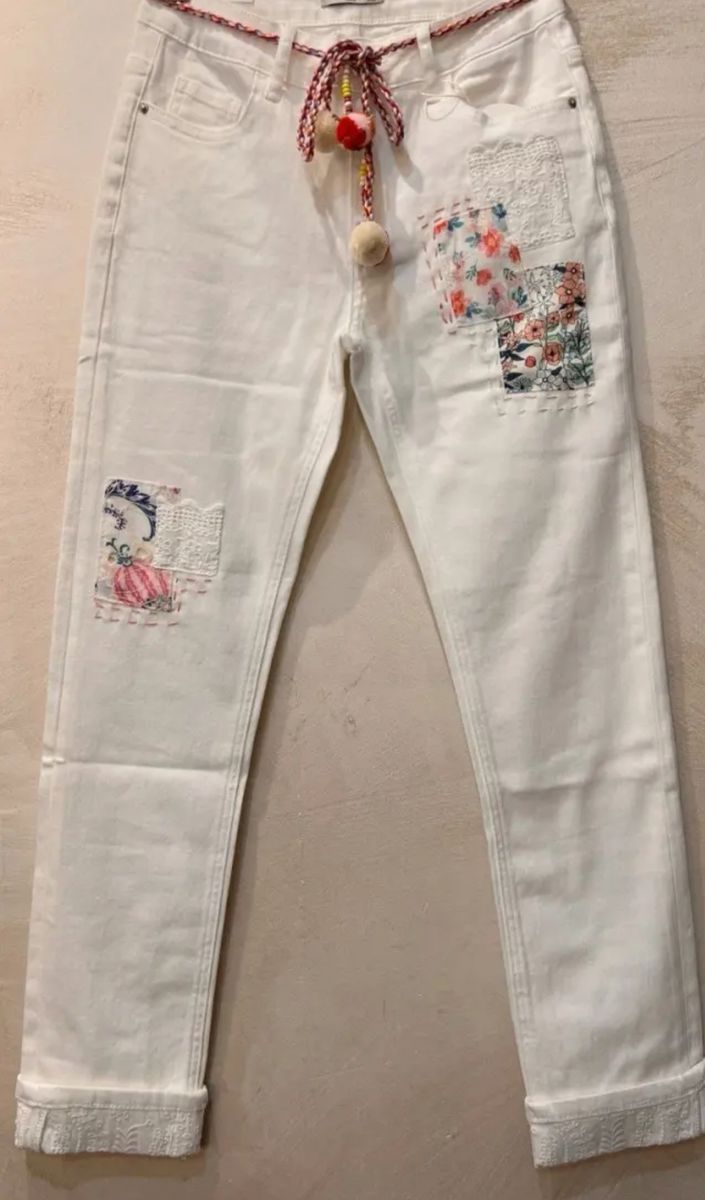 PAPRIKA Jeans Patches Off White