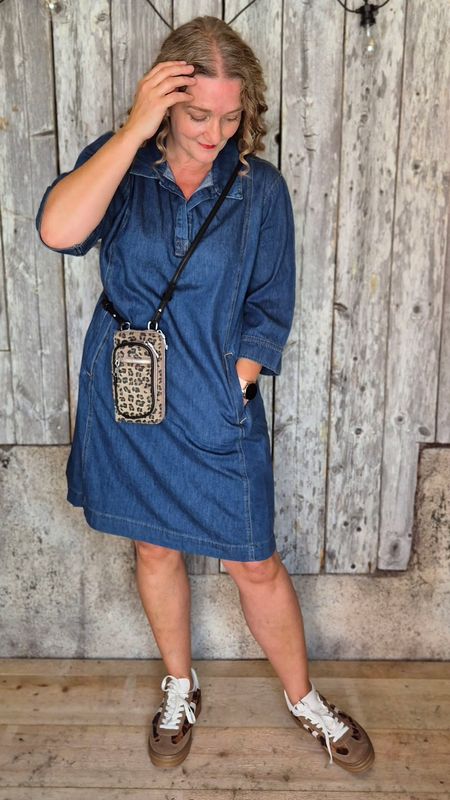PIN Kjole Dark Blue Wash