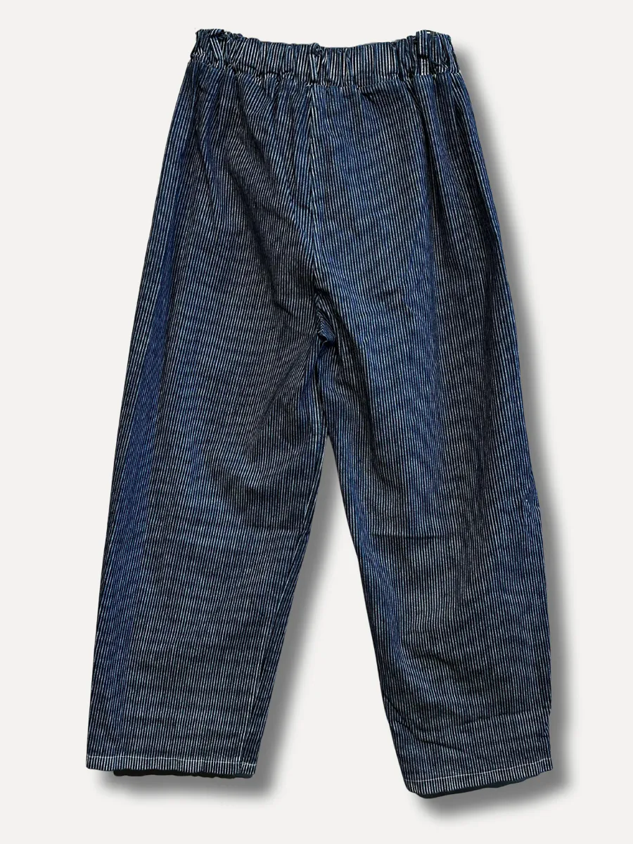 BOX MOOD Bukse Stripe Navy