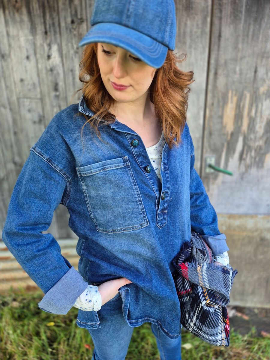 TANJA Skjorte Denim