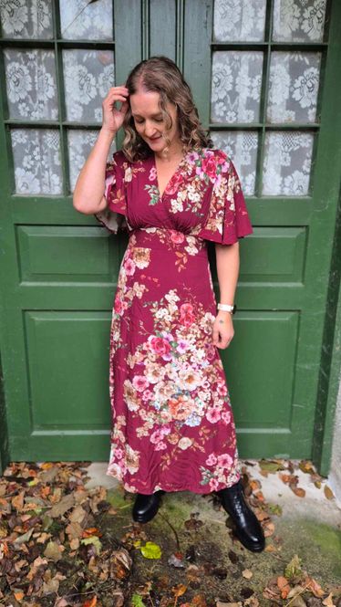 Hovedbilde PERNILLE Rose Kjole Bordeaux 