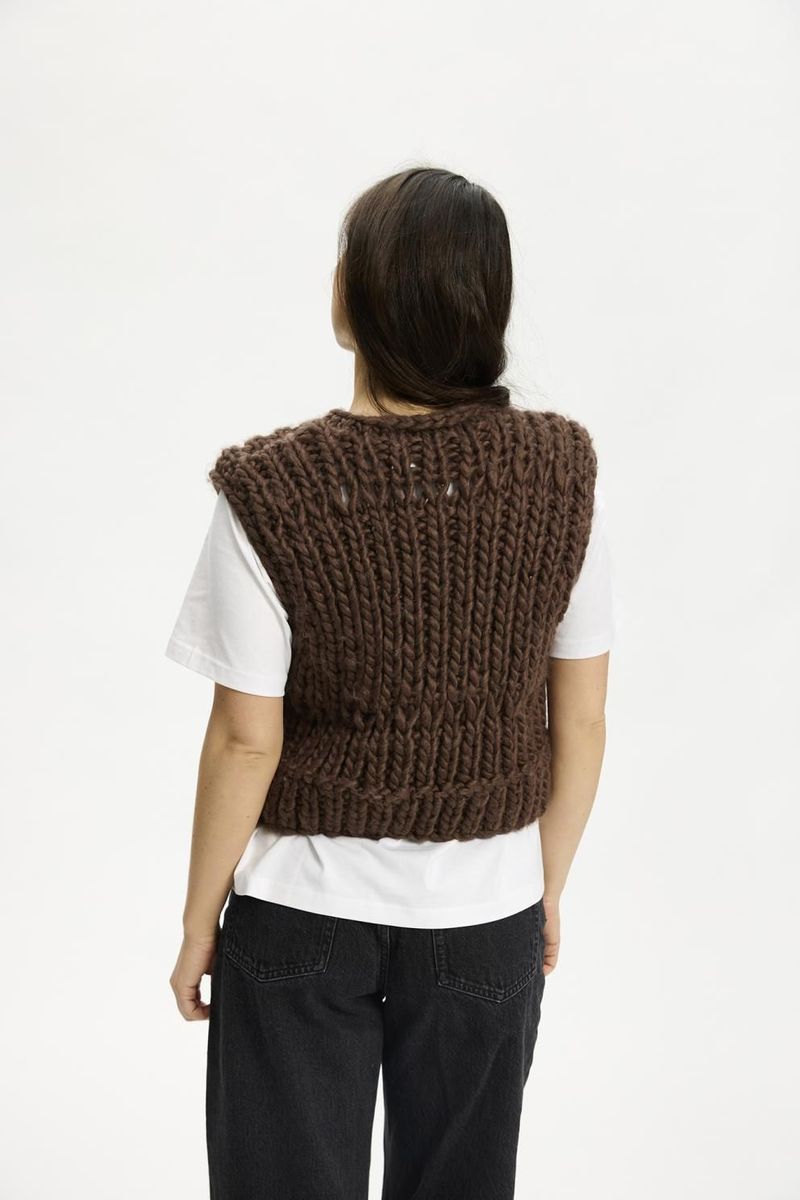 LUX Vest Dark Brown