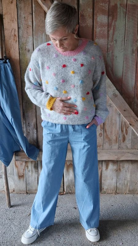 FLORA  Bukse Denim 