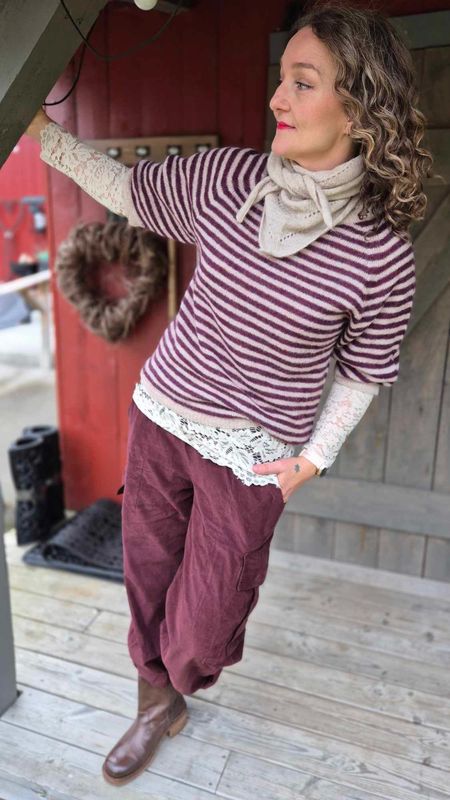 COMET Cord Bukse Bordeaux
