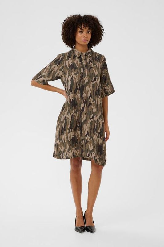 TALA Elina Kort Kjole Camouflage 