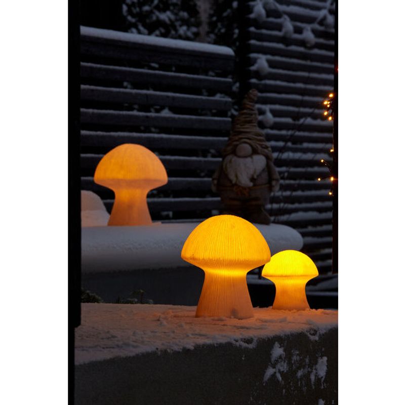 LAMPE Sopp Hvit  