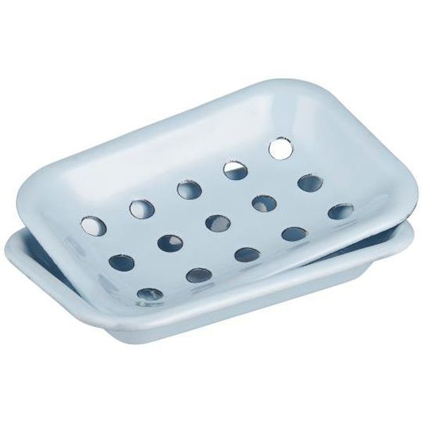 Hovedbilde SÅPESKÅL Emalje Dobbel Lys ...