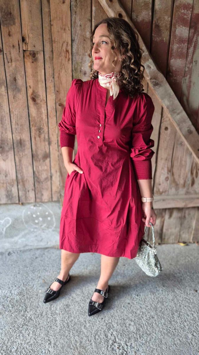 LORETTA Antoinett Kjole Chili Pepper