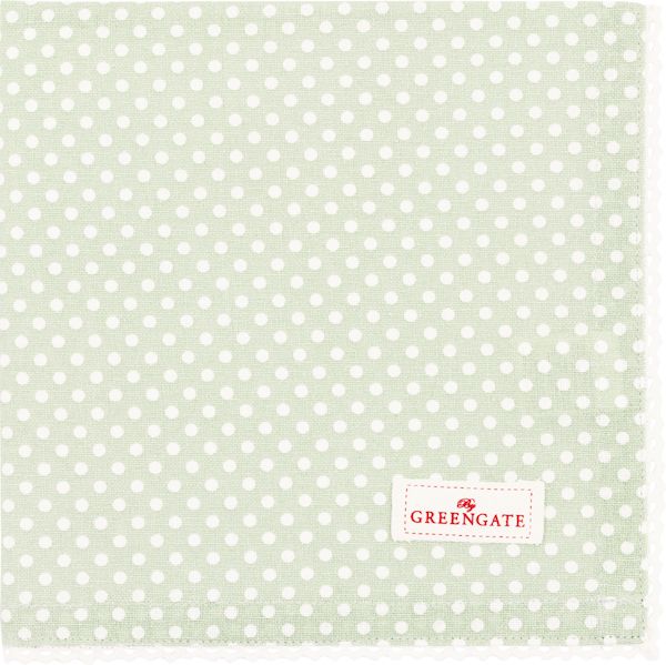 Hovedbilde SERVIETT Dotty Green m ...
