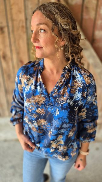 Hovedbilde MADI Dittemarie Bluse, Blue ...