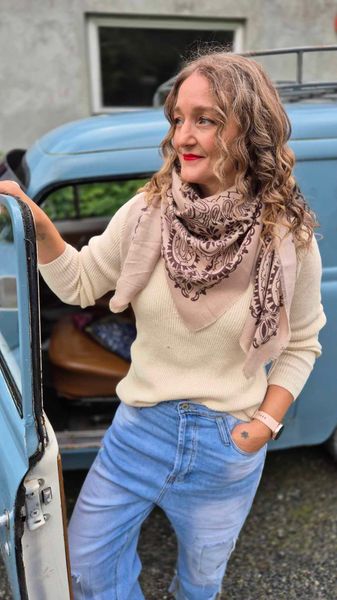 Hovedbilde TESSA Strikket Bestefarstrøye ...