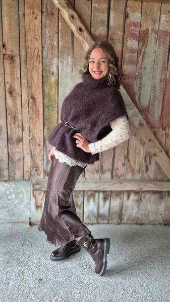 Hovedbilde BJOERK Rollneck Vest Coffee