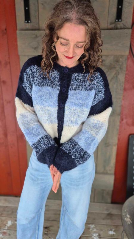 LOTTE Cardigan Blue