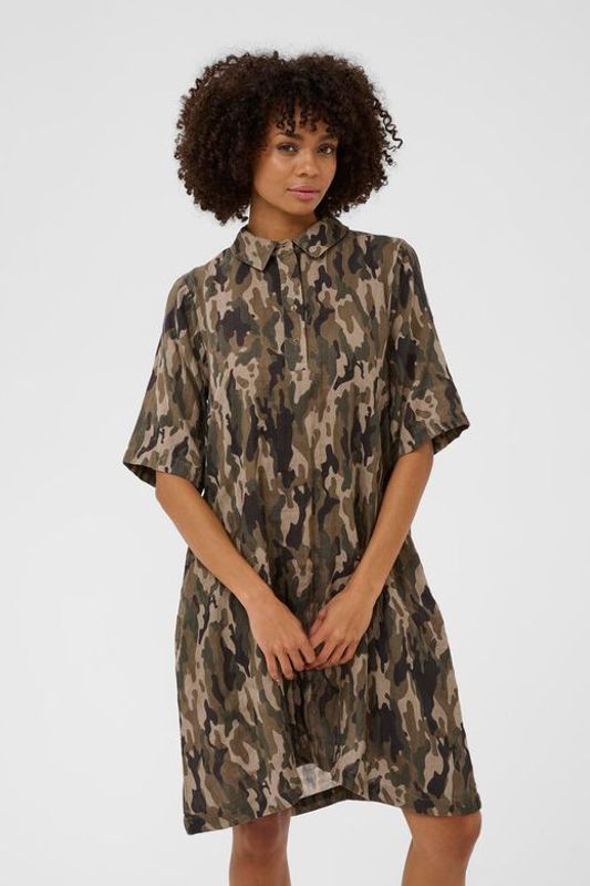 TALA Elina Kort Kjole Camouflage 