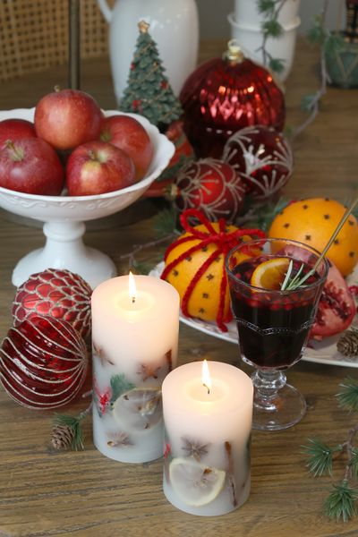 Hovedbilde KUBBELYS med Julemotiv