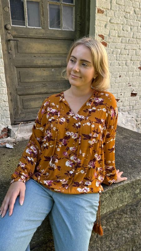 POPPY Bluse Oker