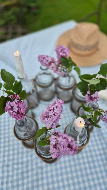 9 FLASKER i Stativ 