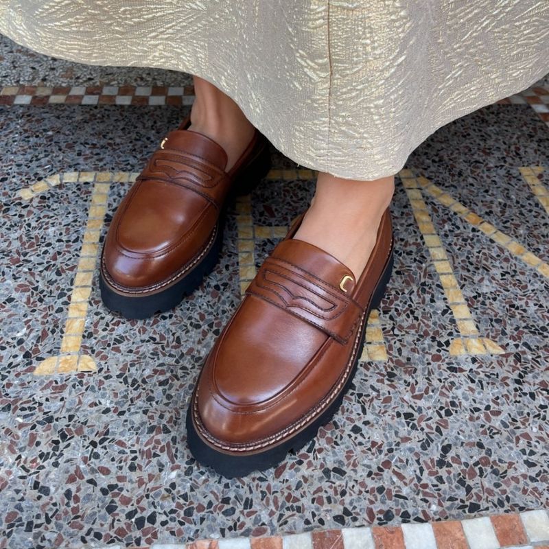 LOAFER Walk For Me Cognac