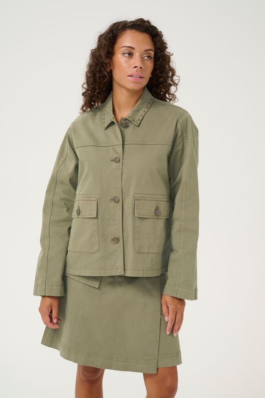 ALLY Brita Jakke Burnt Olive